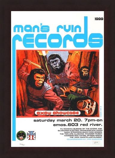Framed Framed Man's Ruin Records SXSW Promo - Frank Kozik