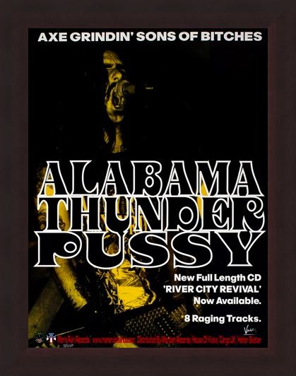 Framed Framed Alabama Thunderpussy - Frank Kozik