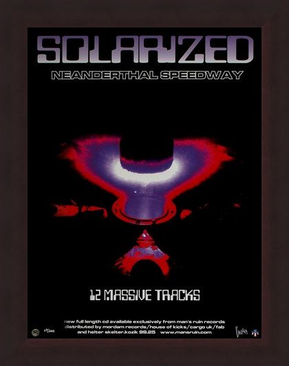 Framed Framed Solarized By Neanderthal Speedway - Frank Kozik