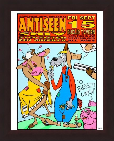 Framed Framed Screamin' Mimi Presents - Frank Kozik