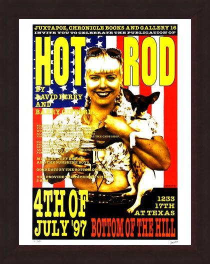 Framed Framed Hot Rod - Frank Kozik