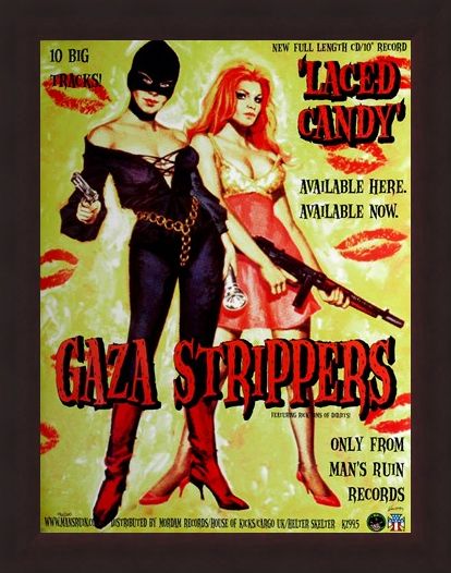 Framed Framed Gaza Strippers - Frank Kozik