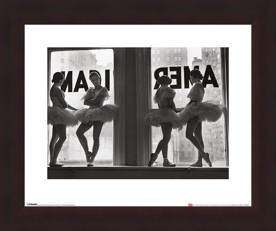 Framed Framed Ballet Dancers in Window - Time Life