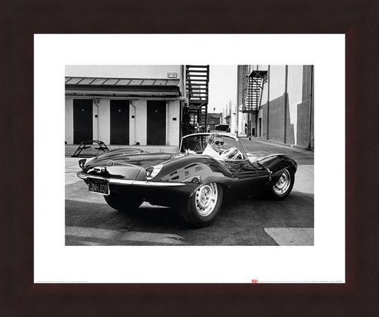 Framed Framed Steve McQueen - Jaguar - Time Life