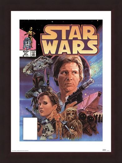 Framed Framed Captain Solo - Star Wars