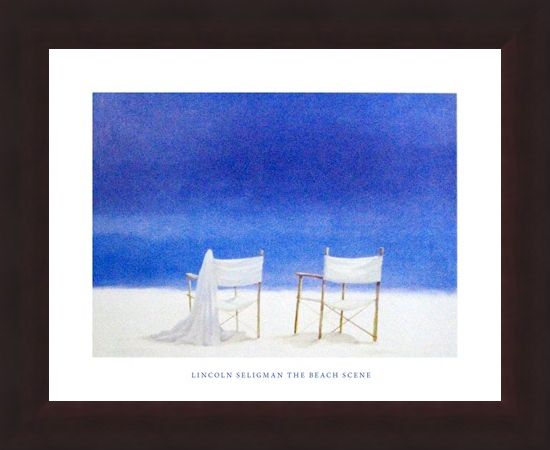 Framed Framed The Beach Scene - Lincoln Seligman