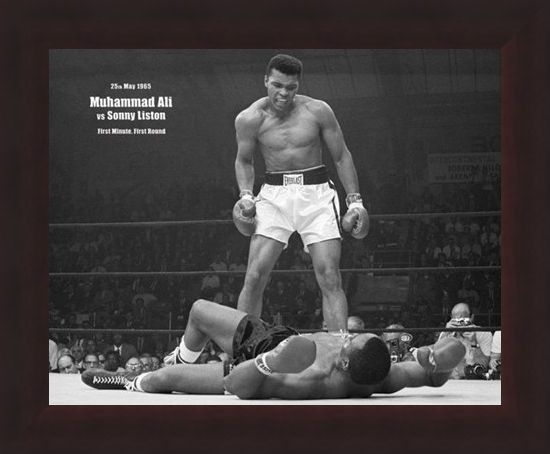 Framed Framed History in the Making - Muhammad Ali Vs Sonny Liston