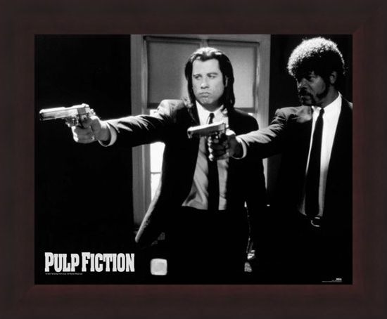 Framed Framed Vincent and Jules - Pulp Fiction