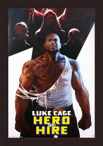Framed Framed Hero For Hire - Luke Cage
