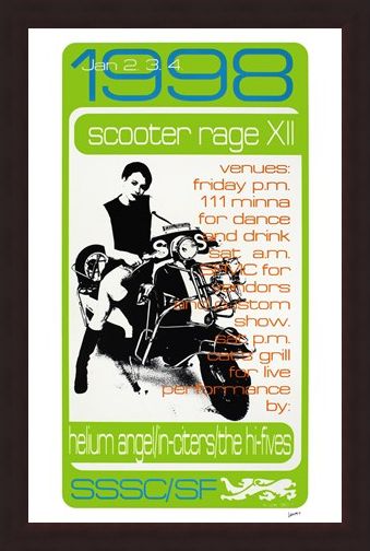Framed Framed Scooter Rage XII - Frank Kozik