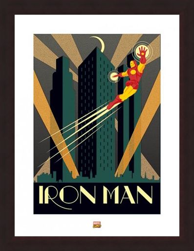 Framed Framed Iron Man - Marvel Deco