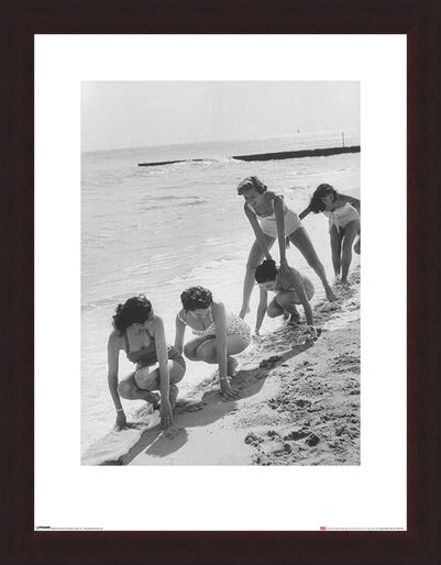 Framed Framed Models Playing Leap Frog - Time Life