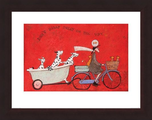 Framed Framed Don't Dilly Dally on the Way - Sam Toft