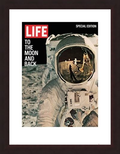 Framed Framed Life Cover - To the Moon and Back - Time Life