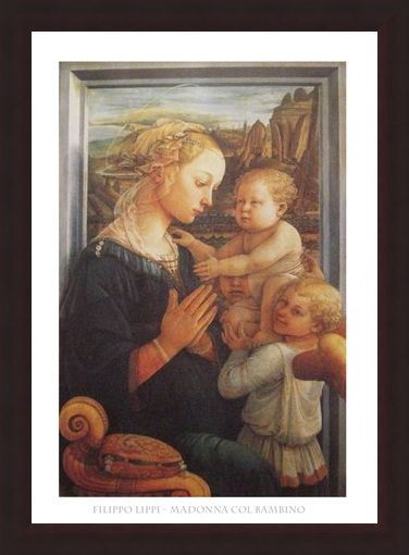 Framed Framed Madonna with Child - Filippo Lippi