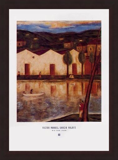 Framed Framed Rio San Juan - Victor Manuel Garcia Valdes