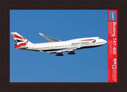 Framed Framed Boeing 747-400 - Jumbo Jet