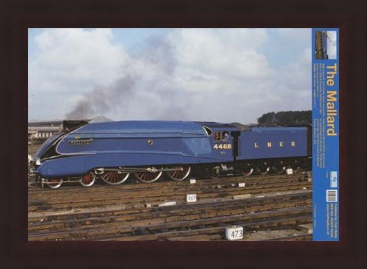 Framed Framed Steaming Ahead Of The Competition - Mallard Train