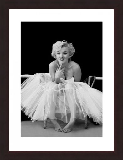 Framed Framed Marilyn Monroe; Ballerina - Milton H Greene