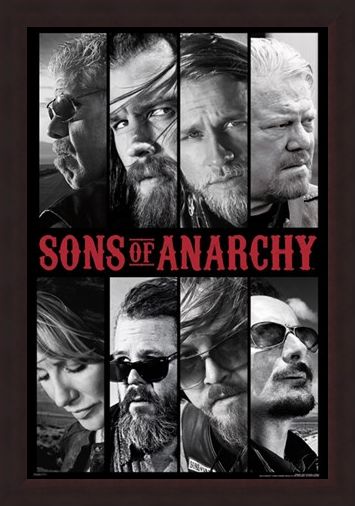Framed Framed Sons of Anarchy Collage - TV Show