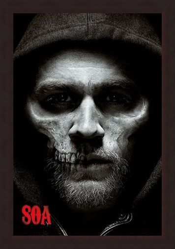 Framed Framed Jax Skull - Sons of Anarchy