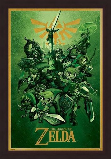Framed Framed The Legend Of Zelda - Nintendo