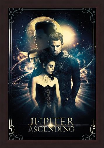 Framed Framed Jupiter Ascending - Mila Kunis and Channing Tatum