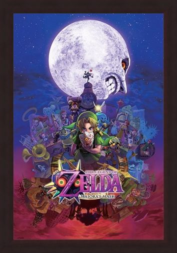 Framed Framed Majora's Mask - The Legend of Zelda