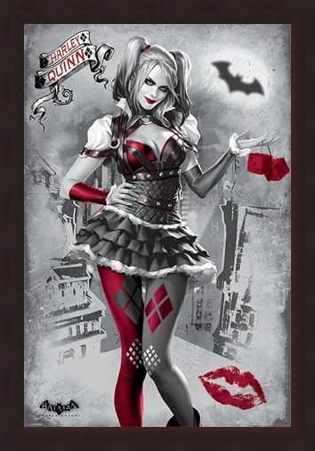 Framed Framed Harley Quinn - Batman Arkham Knight