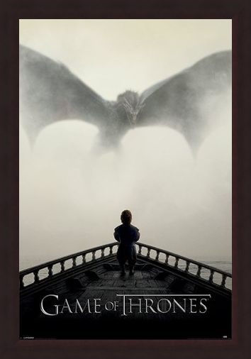 Framed Framed A Lion & A Dragon - Game of Thrones