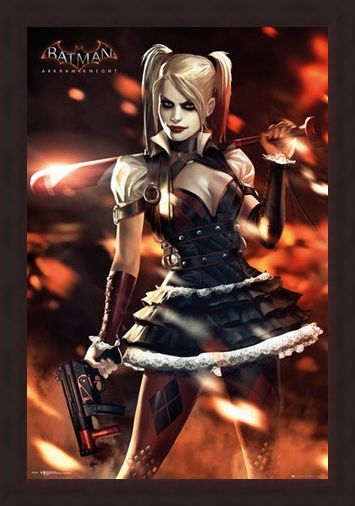 Framed Framed Harley Quinn - Batman Arkham Knight
