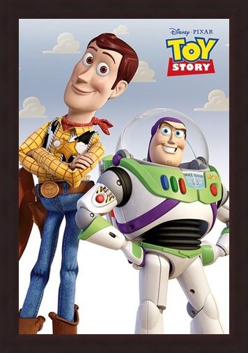 Framed Framed Woody & Buzz - Toy Story