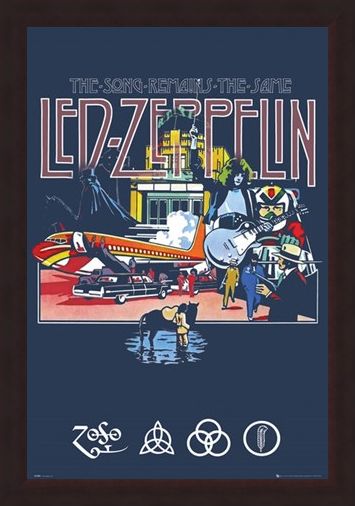 Framed Framed The Song Remains The Same - Led Zeppelin