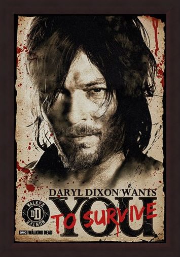 Framed Framed Daryl Needs You - The Walking Dead