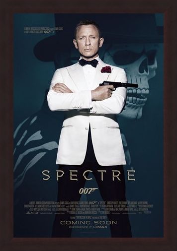 Framed Framed Spectre Skull - James Bond
