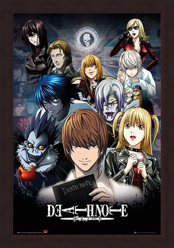 Framed Framed The Shinigami, The Boy, And The Book - Death Note