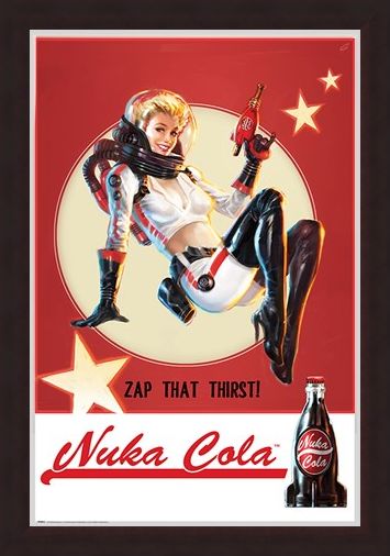 Framed Framed Zap That Thirst Nuka Cola - Fallout 4