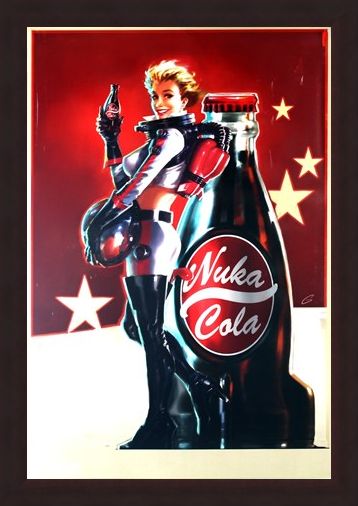 Framed Framed Blonde Bombshell - Fallout 4