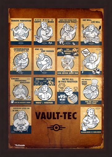Framed Framed 'Revolutionizing Safety For An Uncertain Future' - Fallout 4 Vault Tec Compilation