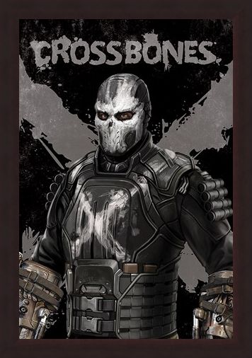 Framed Framed Crossbones - Captain America Civil War