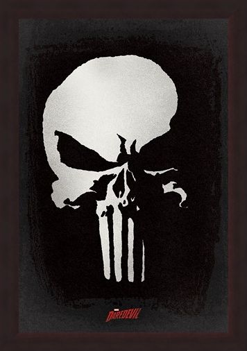 Framed Framed The Punisher Logo - Daredevil TV Series