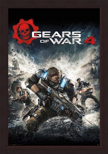 Framed Framed Game Cover - Gears Of War 4