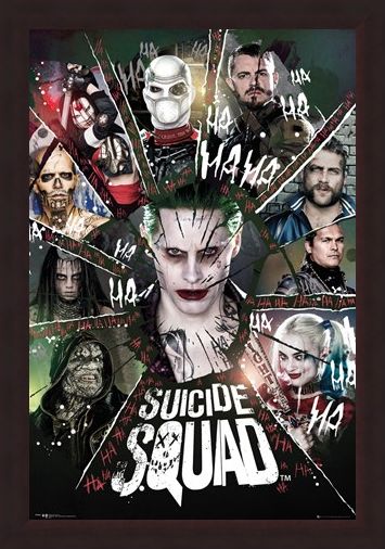 Framed Framed Shattered Circle - Suicide Squad