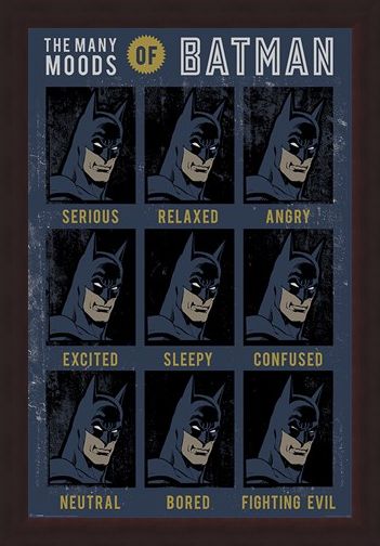 Framed Framed The Many Moods Of Batman - DC Originals