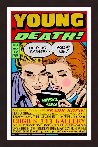 Framed Framed Young Death! - Frank Kozik