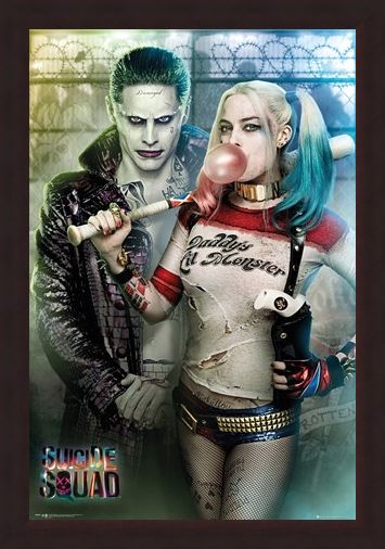 Framed Framed Joker And Harley Quinn - Suicide Squad