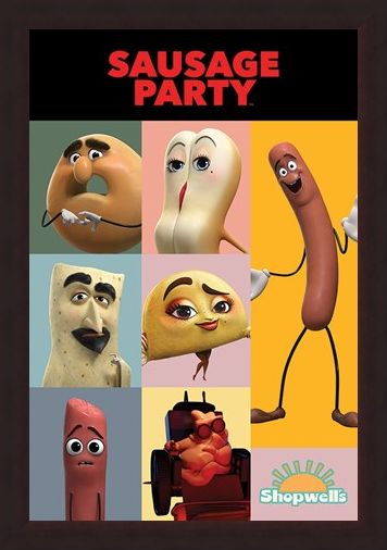 Framed Framed Get Your Fill - Sausage Party Characters