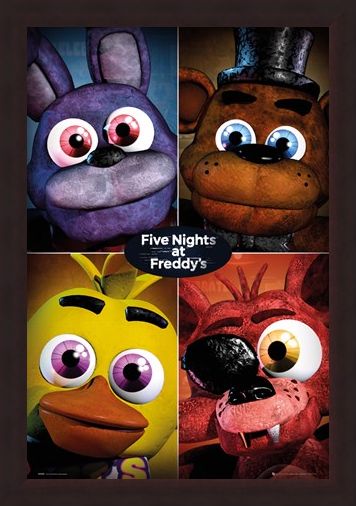Framed Framed The Fazbear Gang - Five Nights At Freddy's