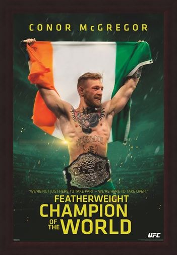 Framed Framed Featherweight Champion Of The World - Conor McGregor