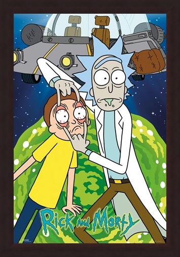 Framed Framed Like Grandfather Like Grandson - Rick And Morty